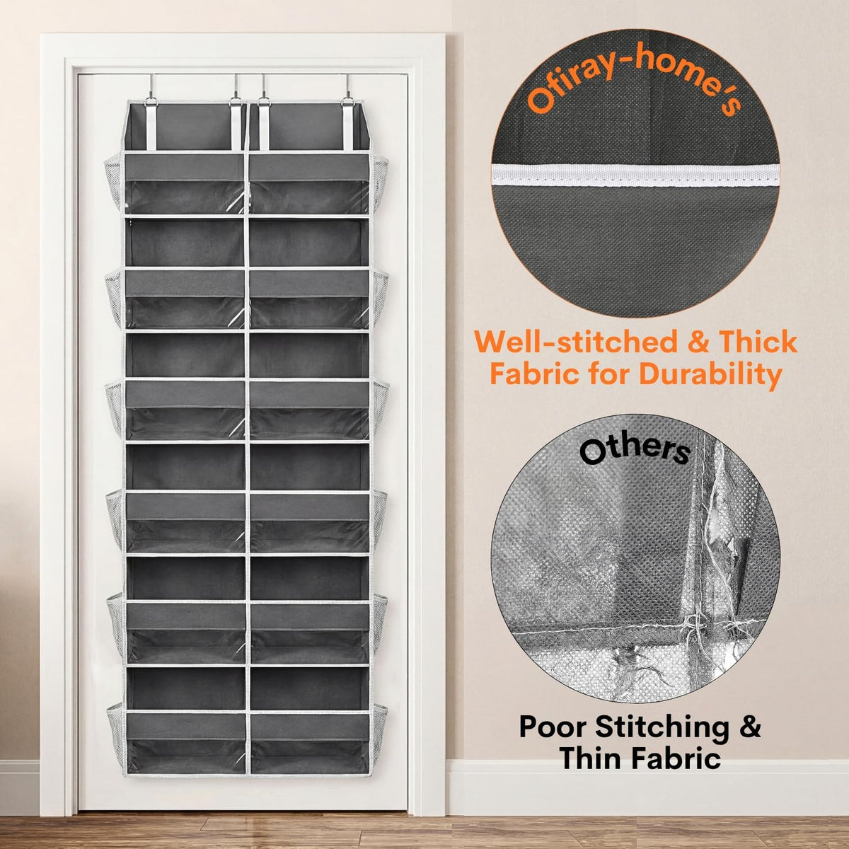 Ofiray-Home versatile organizer suitable for bedroom, nursery, bathroom.