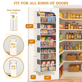 Ofiray-home over door organizer features a reinforced structure for durable loading.