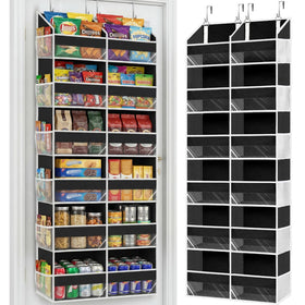 Ofiray-Home Over The Door Organizer 6 Tiers stores toys and diapers neatly.