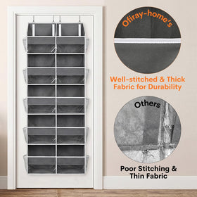 Ofiray-Home multipurpose behind-door storage for diapers, towels, kids’ toys.