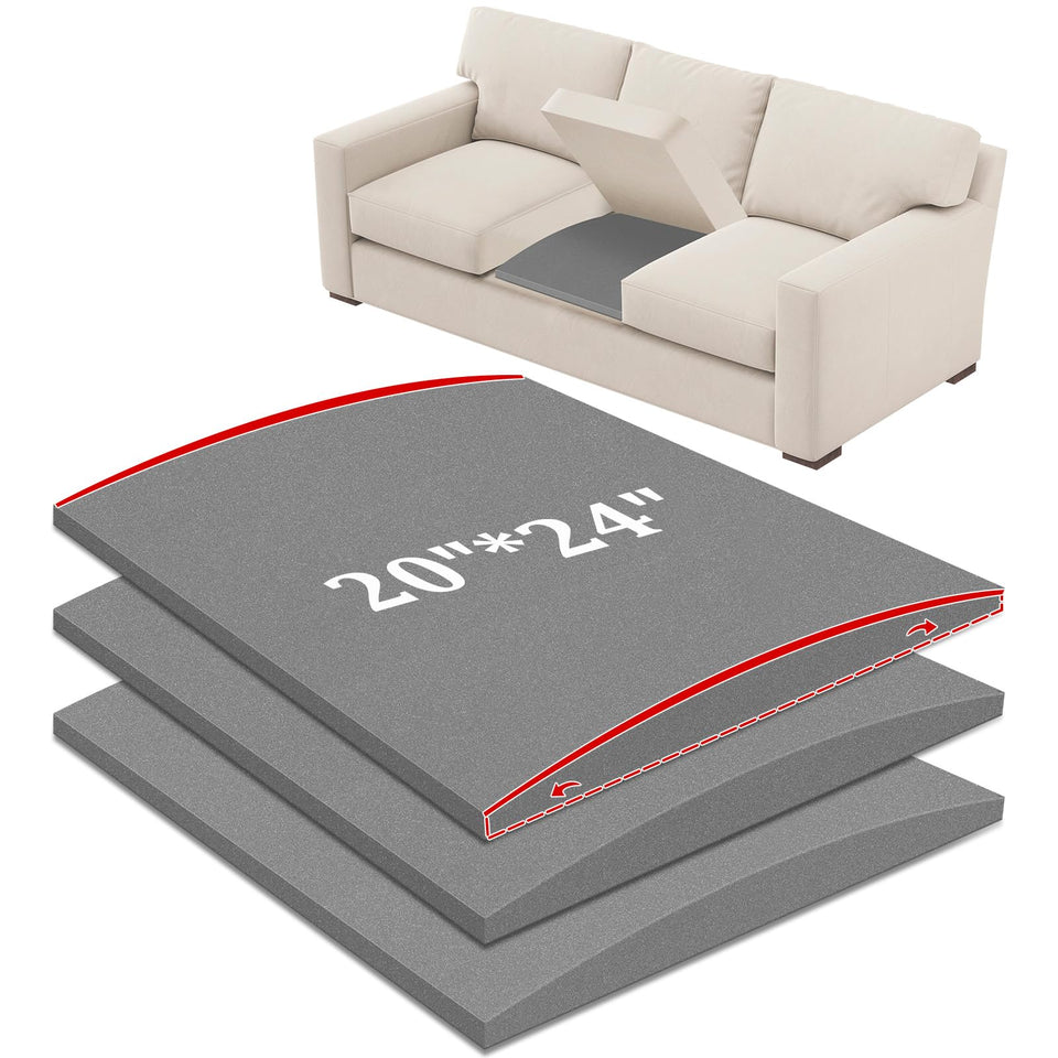 OFKAIS couch support under cushion improves stability for sagging cushions