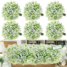 Ofrence babys breath artificial flowers for elegant home decor and events.