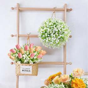 Ofrence artificial flowers suitable for home, shops, and event decorations any season.