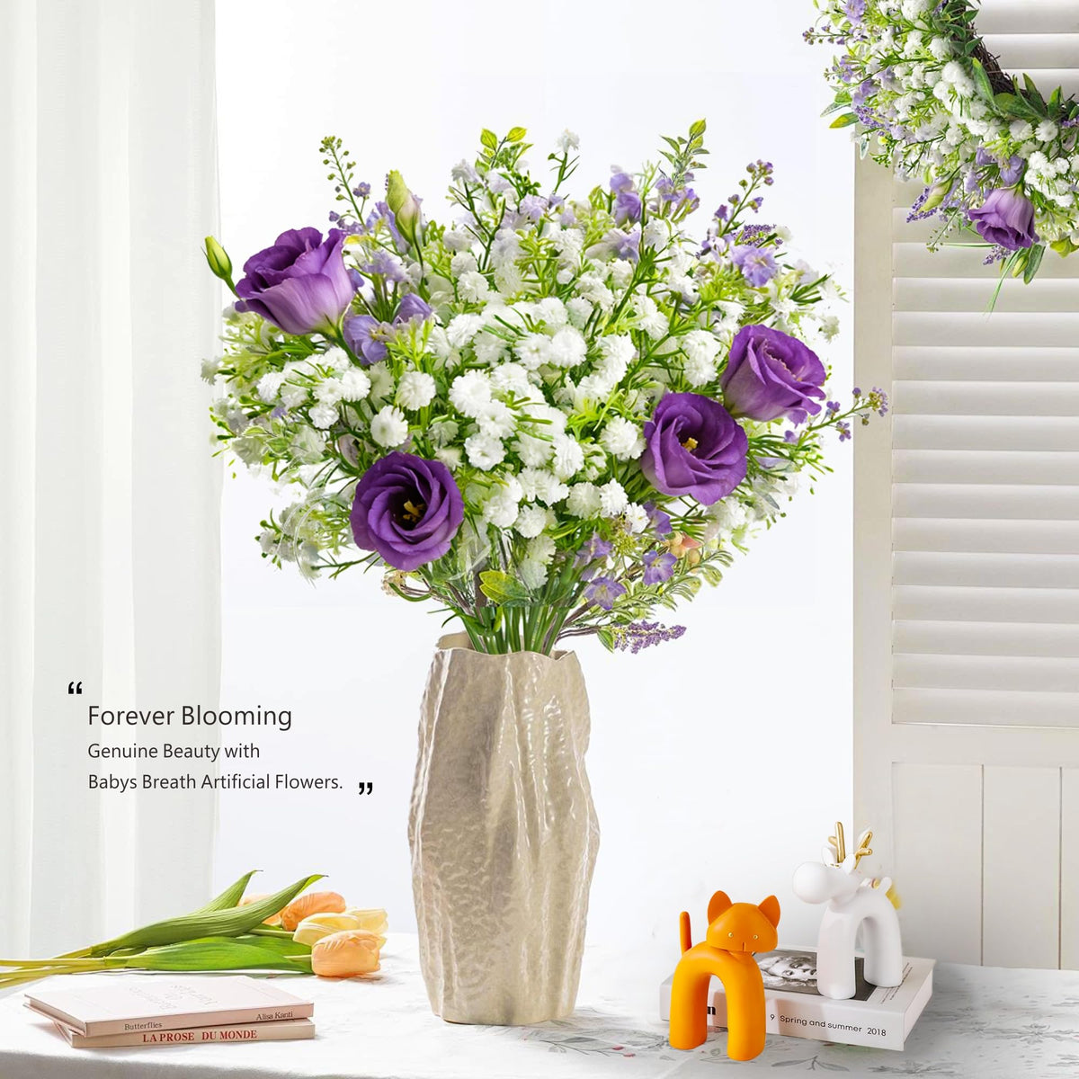 Ofrence 120-piece set ideal for bouquets, arches, and romantic table displays.
