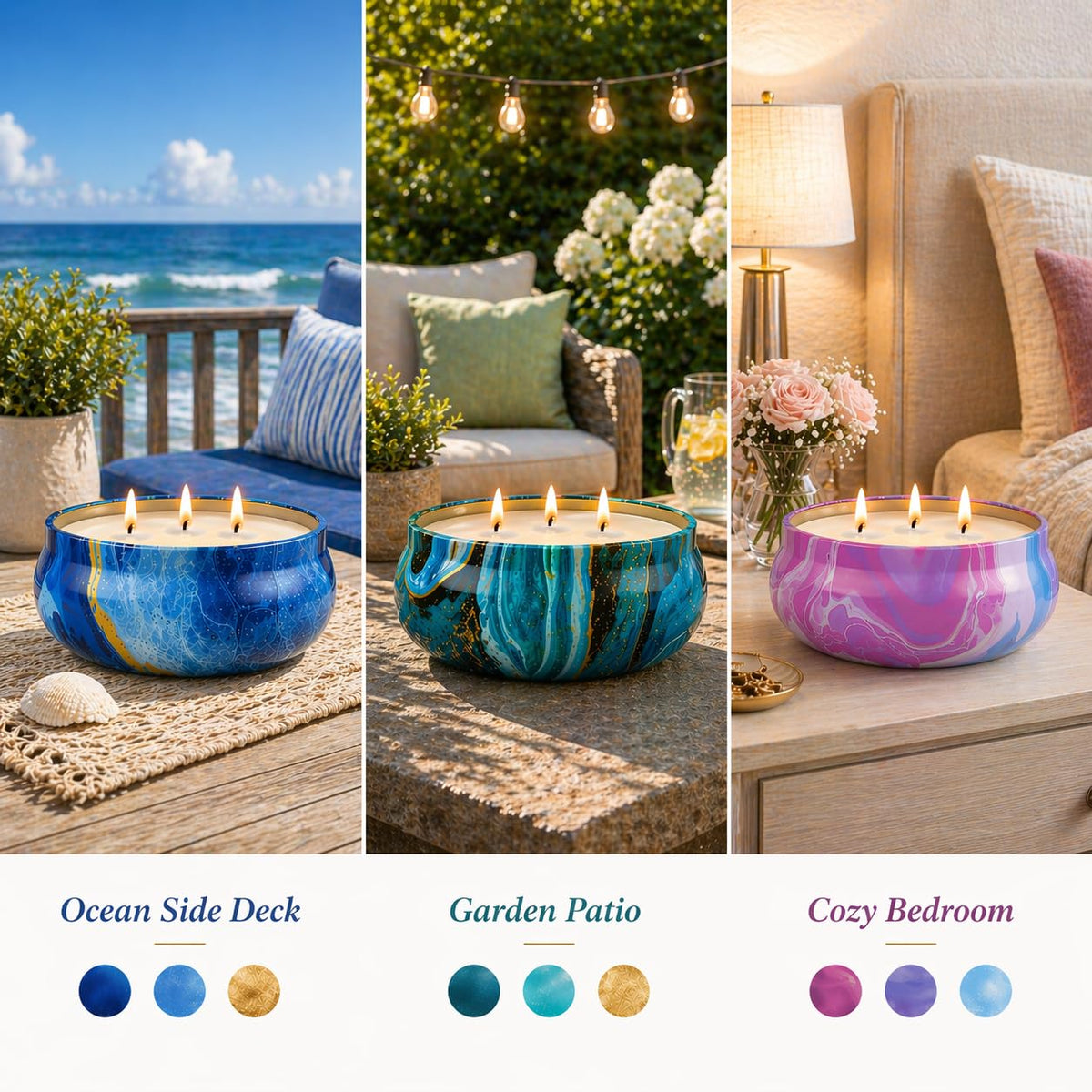 OFUN bulk citronella candles for outdoor events and gatherings