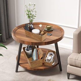 OGANAZI 3 natural wicker basket stackable design saves space.