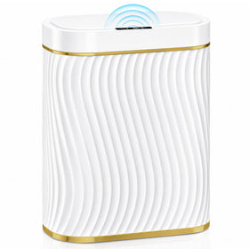 Ogikey bathroom trash can with automatic lid for hands free use