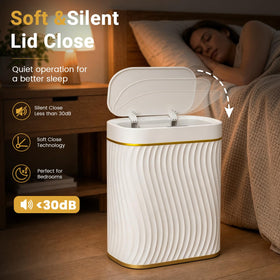 Ogikey narrow trash bin suits bathrooms and offices