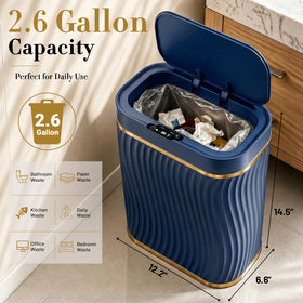 Ogikey 2.6-gallon compact trash bin for small spaces
