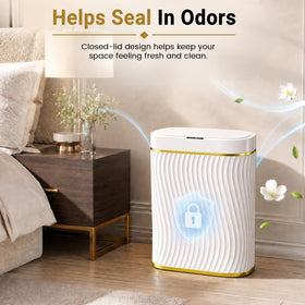 Ogikey removable fixed ring keeps liners tidy and hidden