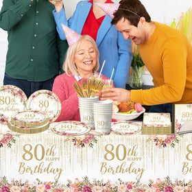OGMOGKW rose gold tablecloth creates a polished backdrop for photos