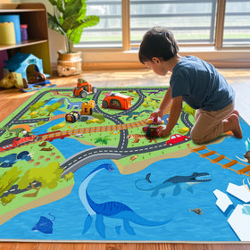 OHDS 3,000+ non-slip dots ensure secure play sessions on hard floors.
