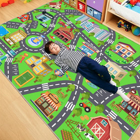 OHDS Town Car rug machine-washable for quick cleanups and busy families
