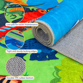 OHDS Washable rug is easy to machine-clean and quick to dry.