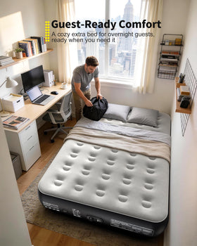 OhGeni mattress has non-slip bottom to stay in place