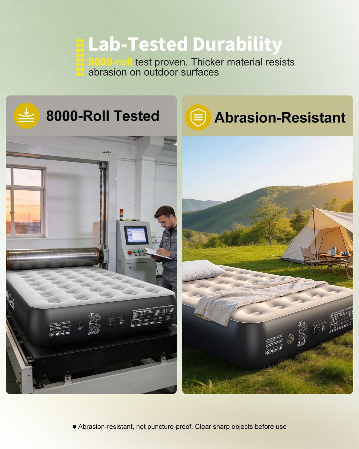 OhGeni mattress ships with portable storage bag for travel