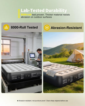 OhGeni mattress ships with portable storage bag for travel