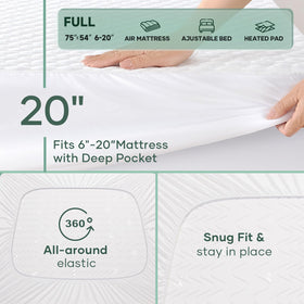 OhGeni breathable cooling layer maintains comfort during hot nights.