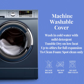OhGeni 4-inch topper expands fully within 24 hours.