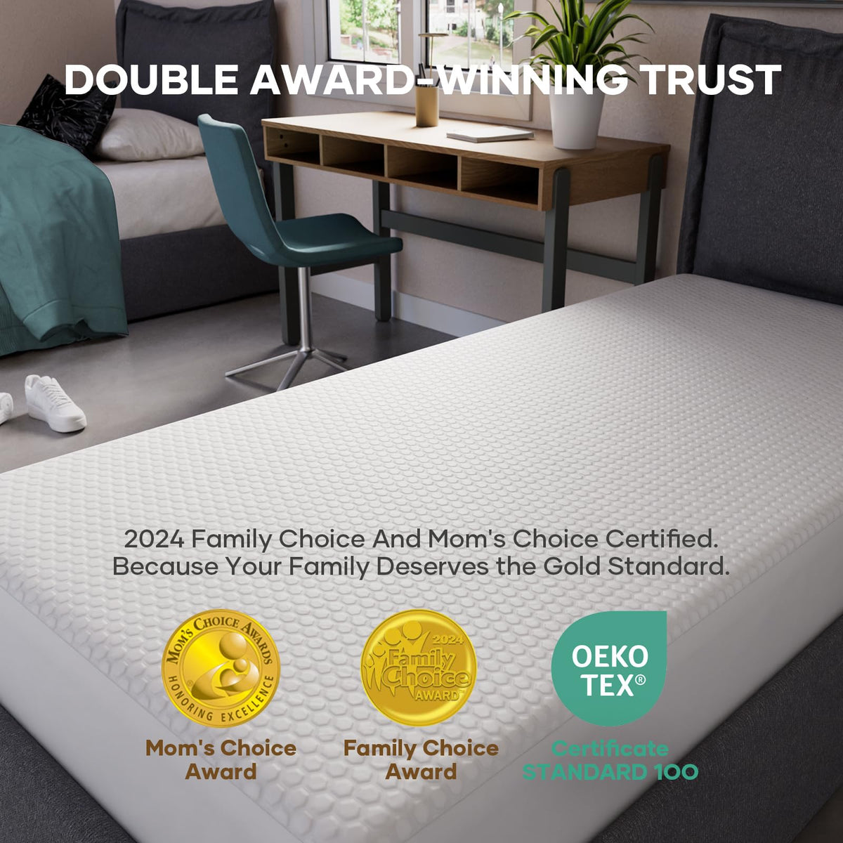 OhGeni cooling twin XL protector helps mornings feel refreshed