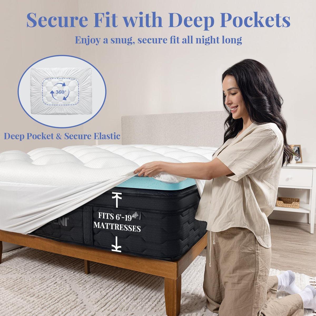 OhGeni washable cover simplifies cleaning and freshness between uses
