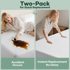 Ohgeni deep-pocket elastic edges shown, snug fit for 6–20 inch mattresses