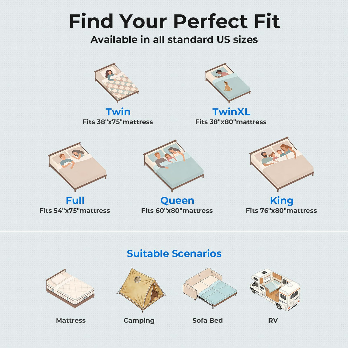 OhGeni dorm-room setup demonstrates an easy bed upgrade