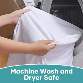 OhGeni machine-washable mattress protector simplifies cleaning and maintenance