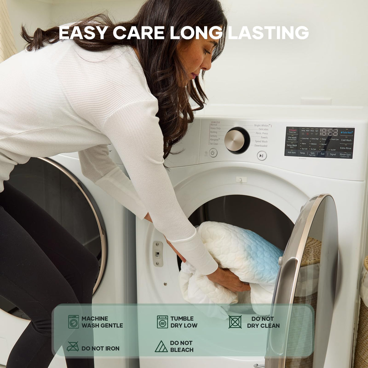 OhGeni machine-washable protection stays soft and fully waterproof after cycles.