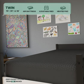 OhGeni elastic edges stay securely in place for quiet nights.