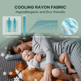 OhGeni noise-free elastic band prevents crinkles for undisturbed sleep.