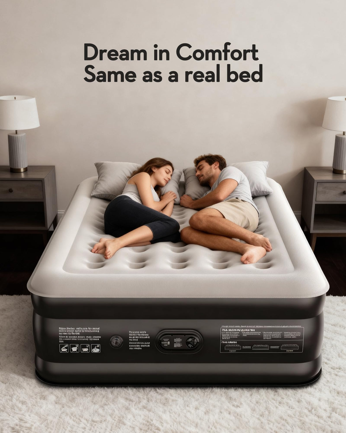 OhGeni durable material with 10 percent PVC for lasting support.