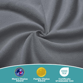 OhGeni soft-knit top layer is breathable and skin-friendly.