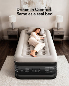 OhGeni air mattress leak-test up to 72 hours for durable sleep.