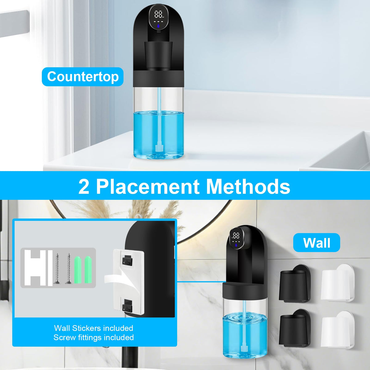 OHIFAST four magnetic cups kept neatly for family bathroom use