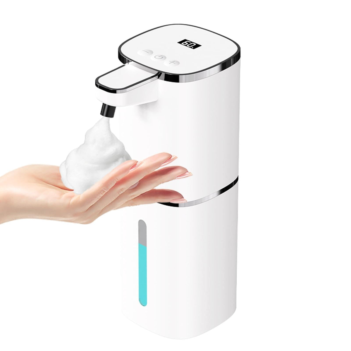 OHIFAST automatic foaming dispenser front view with touchless operation for hygienic hands