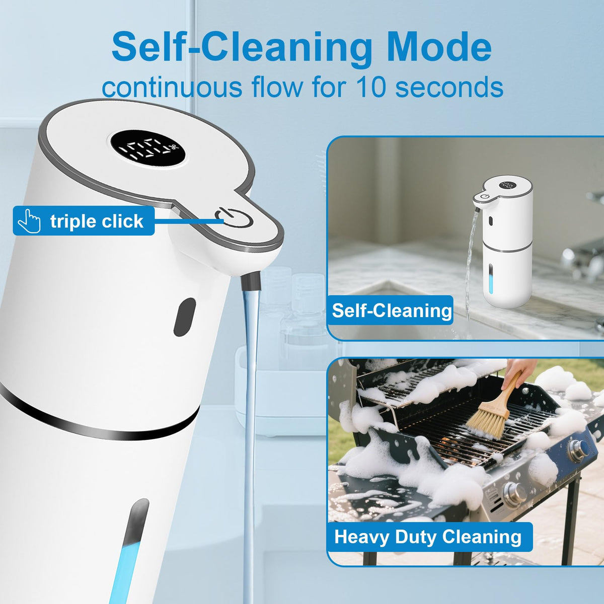 OHIFAST wall mount capability keeps sinks tidy and accessible