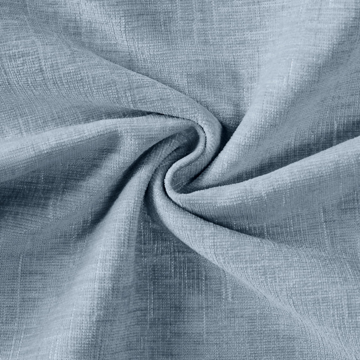 Ohocut hidden zipper on Misty Blue pillow cover for easy swap