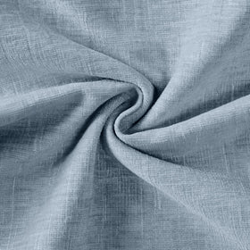 Ohocut hidden zipper on Misty Blue pillow cover for easy swap
