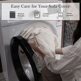 OHSIO 30°C machine-washable cushion cover for simple cleaning