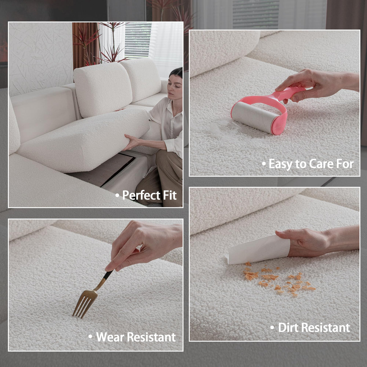 OHSIO polar fleece soft cover adds warmth while protecting from spills and stains.