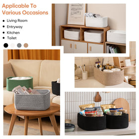OIAHOMY nursery basket ideal for storing soft toys and baby essentials