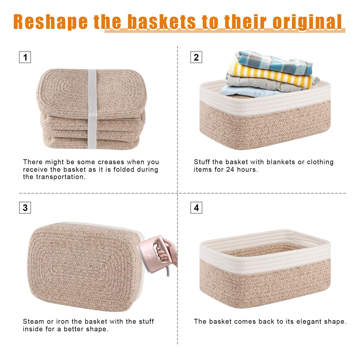 OIAHOMY care tips and shape recovery help maintain neat storage long term.