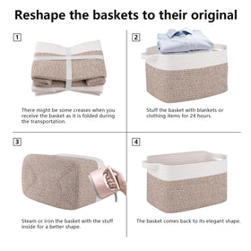 OIAHOMY collapsible storage bin saves space when not in use.