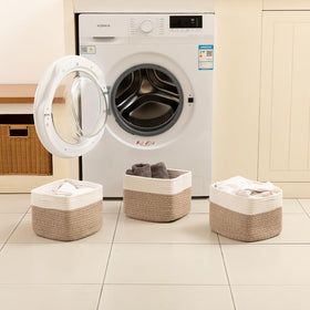 OIAHOMY storage cubes placed on a shelf for easy access.
