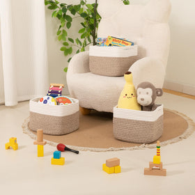 OIAHOMY nursery toy box storage cube keeps play area organized.