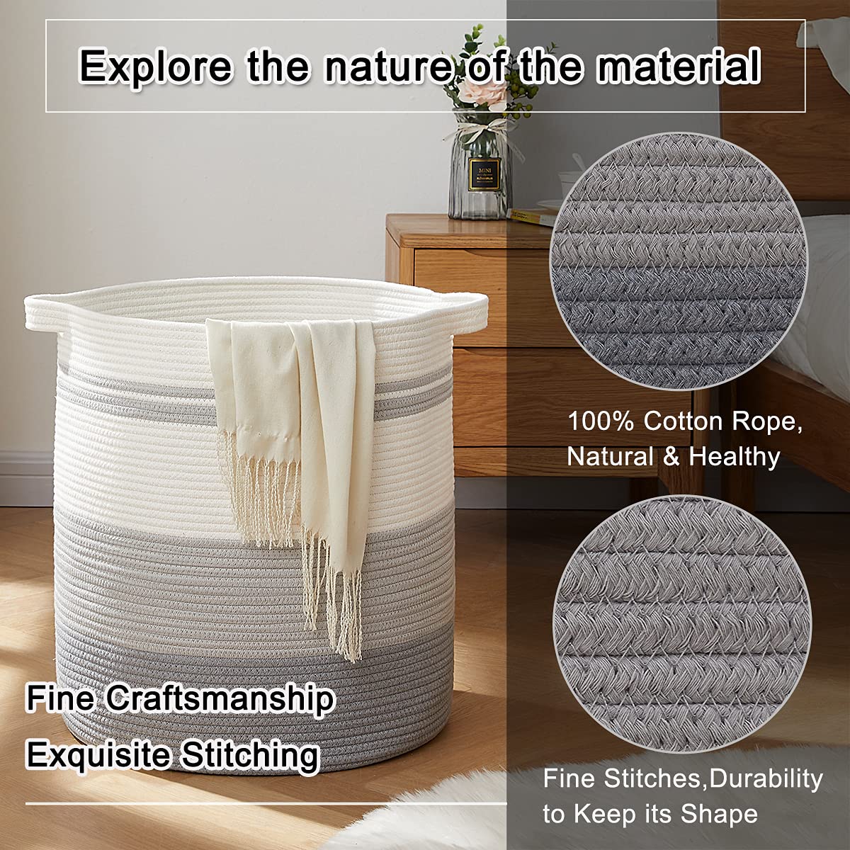 OIAHOMY double reinforced handles provide durable and safe carrying.