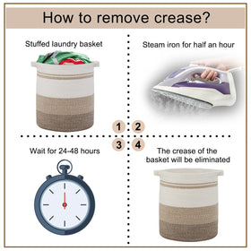 OIAHOMY washable basket is easy to clean with gentle washing.