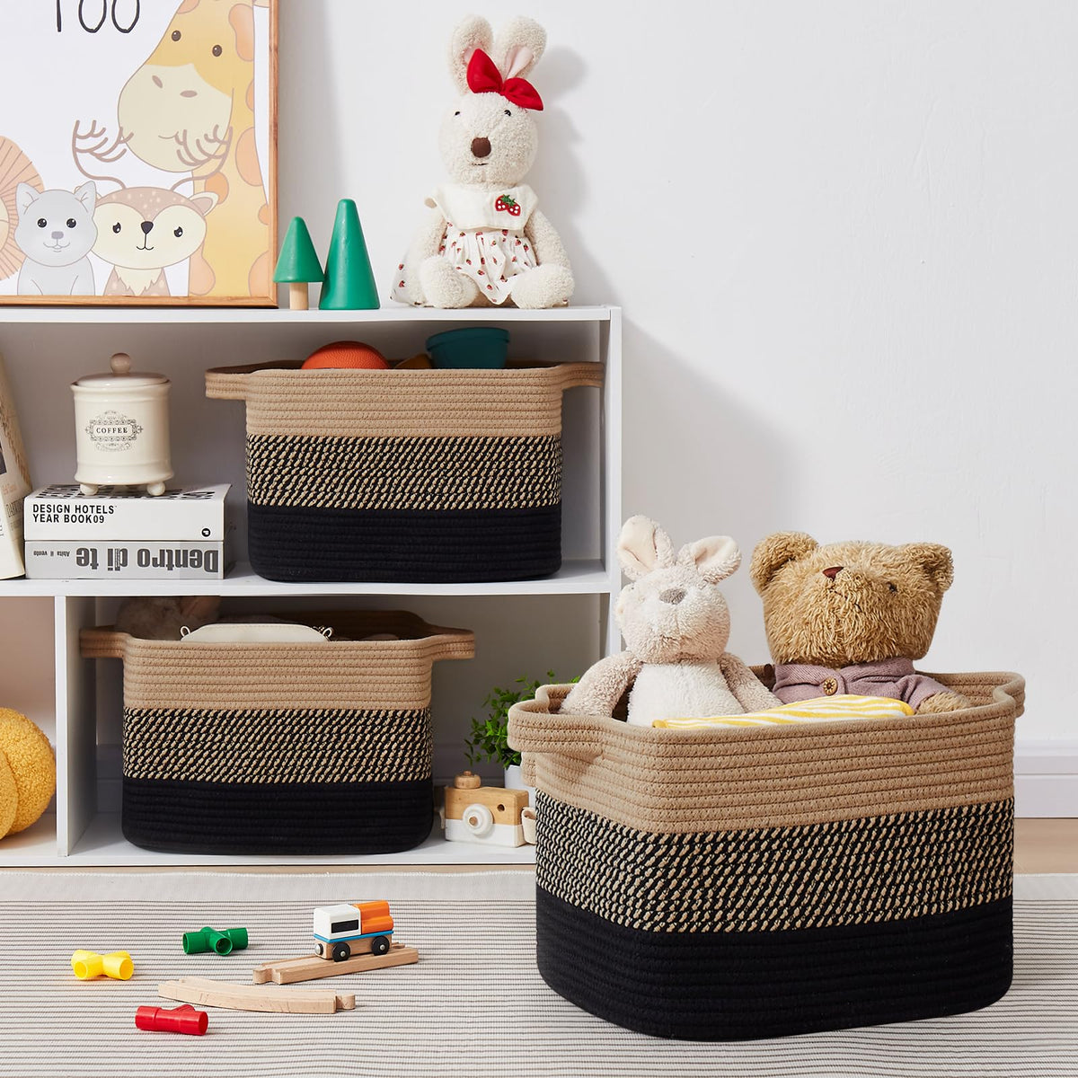 OIASKET basket's soft texture is gentle on floors and furniture.