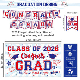 Oigco graduation backdrop creates a polished ceremony space